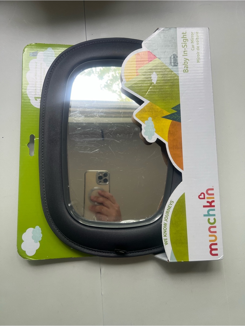 Munchkin Brica Baby In-Sight Car Mirror, Crash Tested & Shatter Resistant